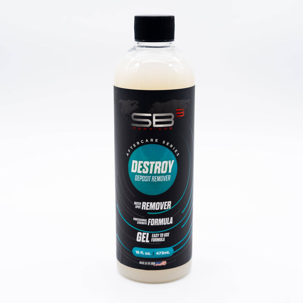 SB3 Destroy 16oz: Best Water Spot Remover – SB3 Coatings
